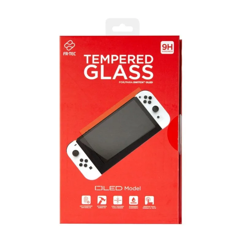 Pellicola protettiva in vetro temperato FR-TEC per Nintendo Switch Oled
