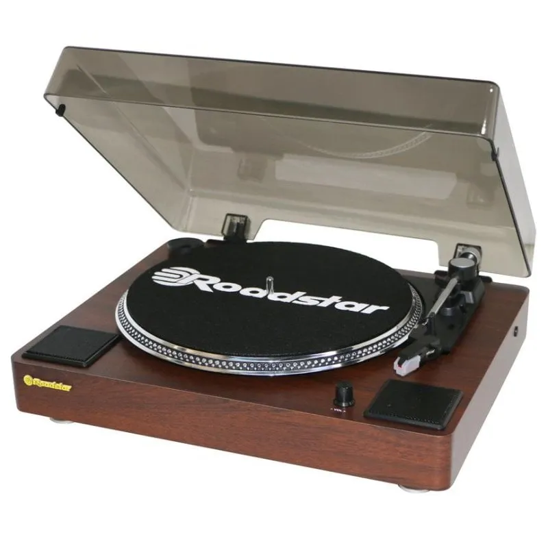 Tocadiscos Roadstar TT-260SPK 24W RMS AUX Trazione Diretta Vinile Cassette