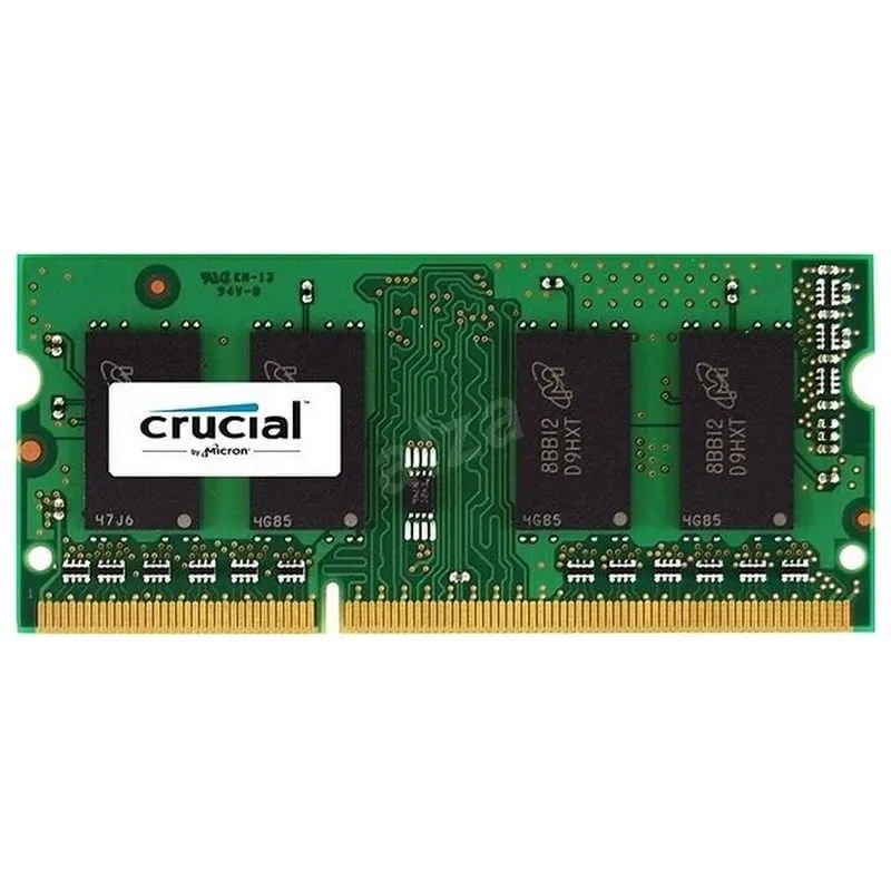 Memoria RAM Crucial 2GB 1x2GB DDR3 1600MHz SO-DIMM CL11 Unbuffered 204-pin