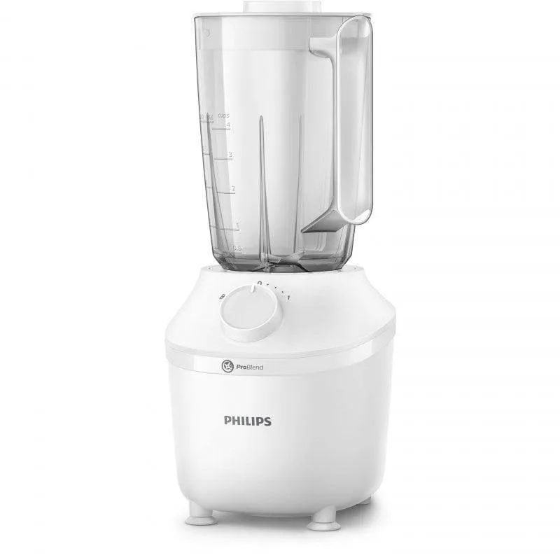 Frullatore Philips HR2041 450W ProBlend 1,9L Bianco Plastica Acciaio Inox