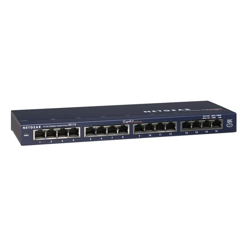 Switch non gestito Netgear GS116 16 porte 10/100/1000