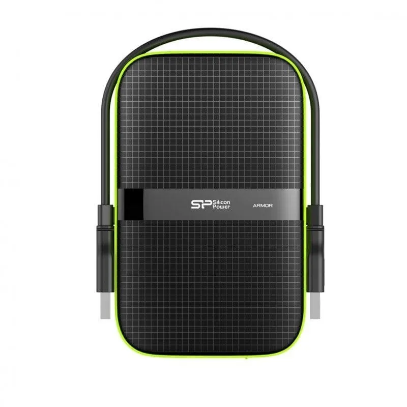 Disco Duro Silicon Power Armor A60 1TB HDD USB 3.2 Gen 1 Antishock IPX4