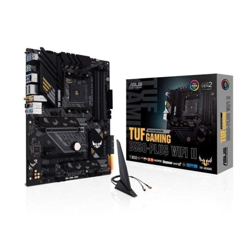 Scheda Madre ASUS TUF GAMING B550-PLUS WIFI II B550 AM4 DDR4 ATX WiFi 6 Bluetooth 5.2
