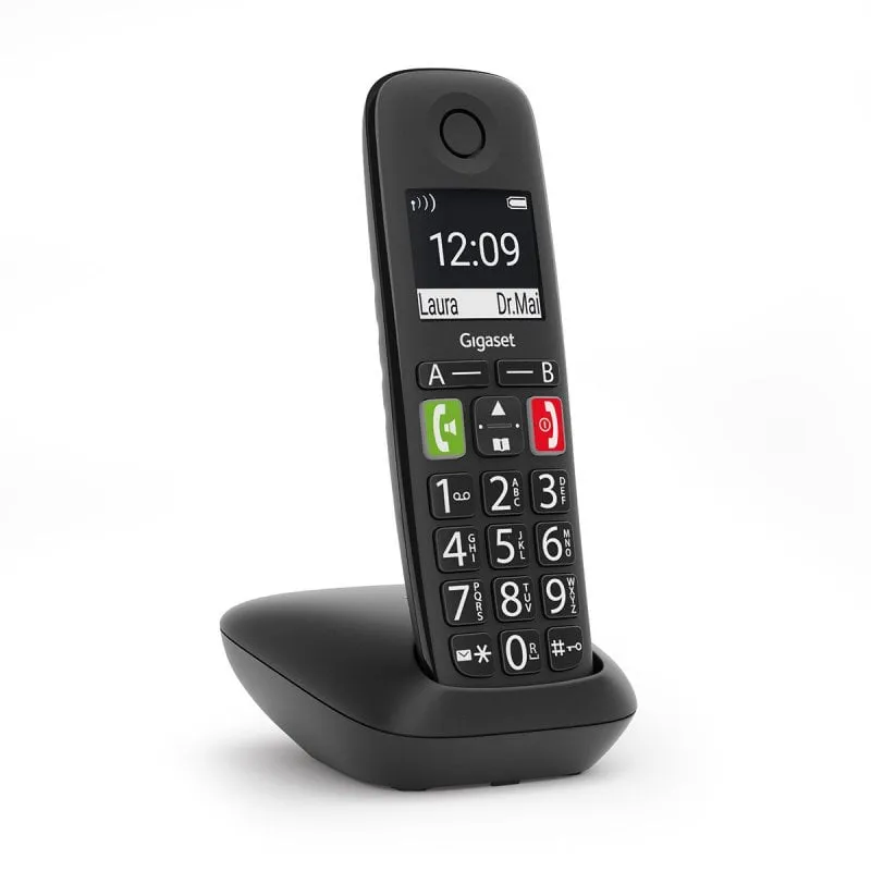 Telefono Cordless Gigaset E290 DECT Nero