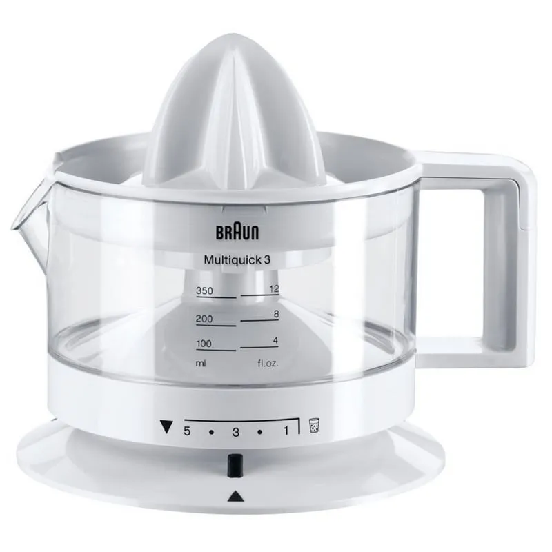 Braun TributeCollection CJ 3000 spremiagrumi elettrico 0,35 L 20 W Trasparente, Bianco