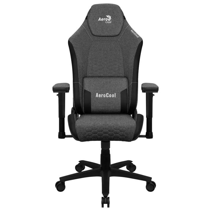 Sedia da gaming nera Aerocool Crown Aeroweave