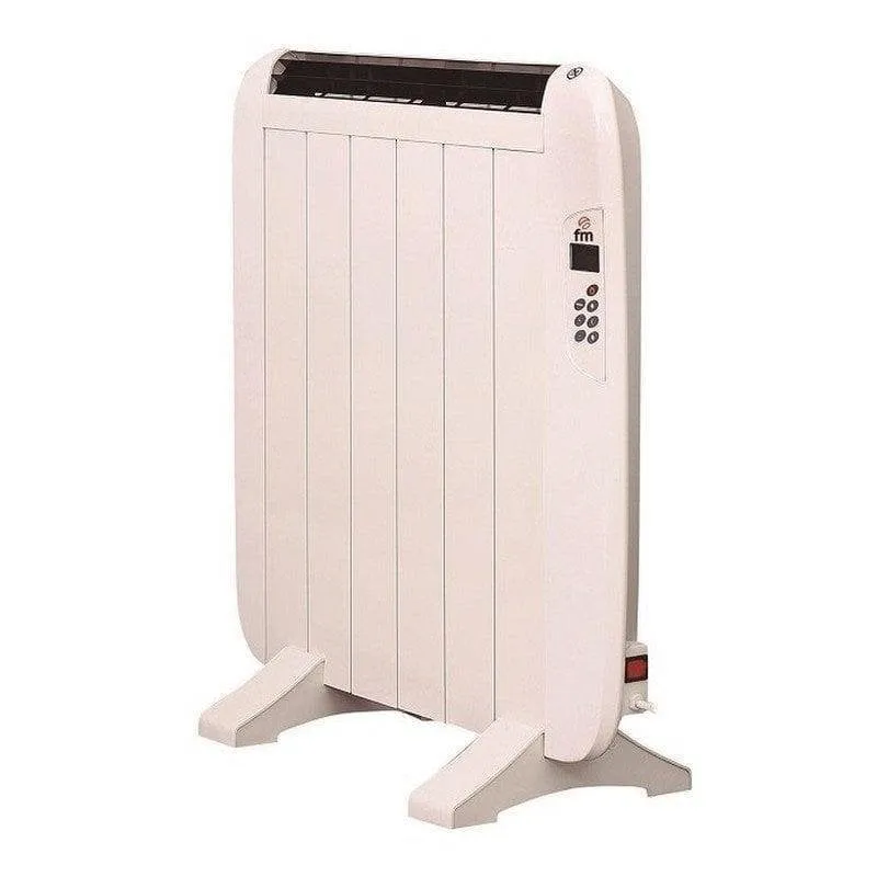 Radiatore Elettrico Fm Calefacción DOMO-900 900W 6 Elementi Wifi Digitale