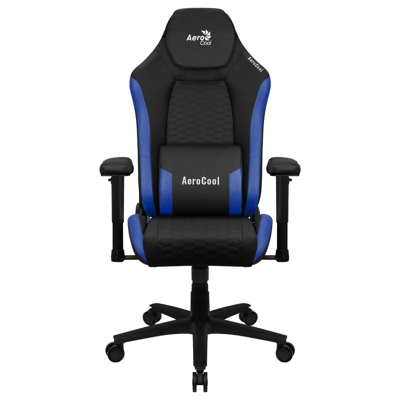 Sedia da gaming Aerocool Crown in pelle blu