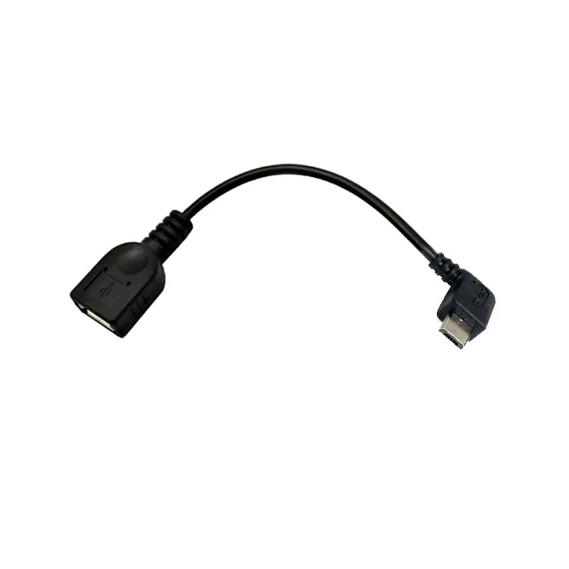 Cavo MicroUSB OTG B/M-A/H Angolato 15 cm