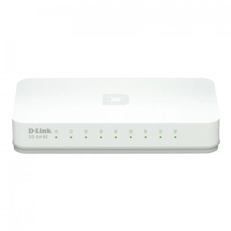 D-Link GO-SW-8E Switch in plastica 8 porte 10/100 Mbps