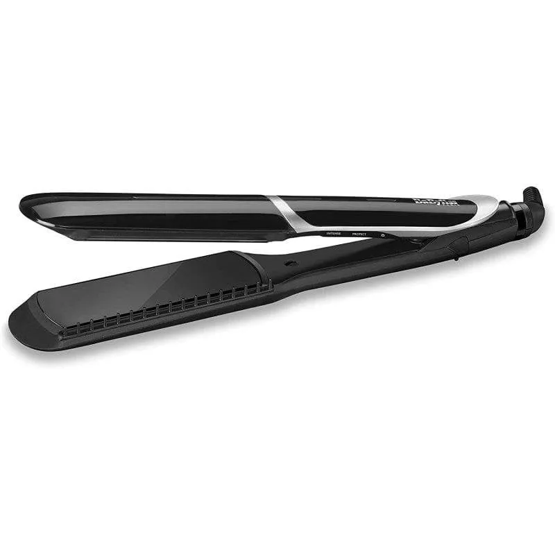 Piastra per Capelli Ceramica Tormalina BaByliss ST397E Wide Plate 235ºC 6 Impostazioni Ionica Piastre Larghe Nero