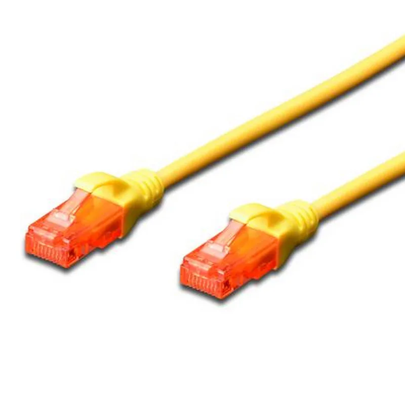 Digitus DK-1617-005/Y cavo di rete Giallo 0,5 m Cat6 U/UTP (UTP)
