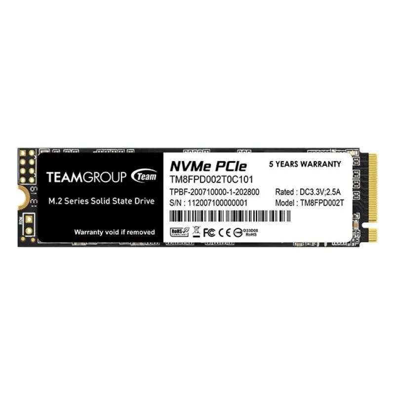 Team Group MP33 PRO SSD da 2 TB M.2 PCIe Gen3 x4
