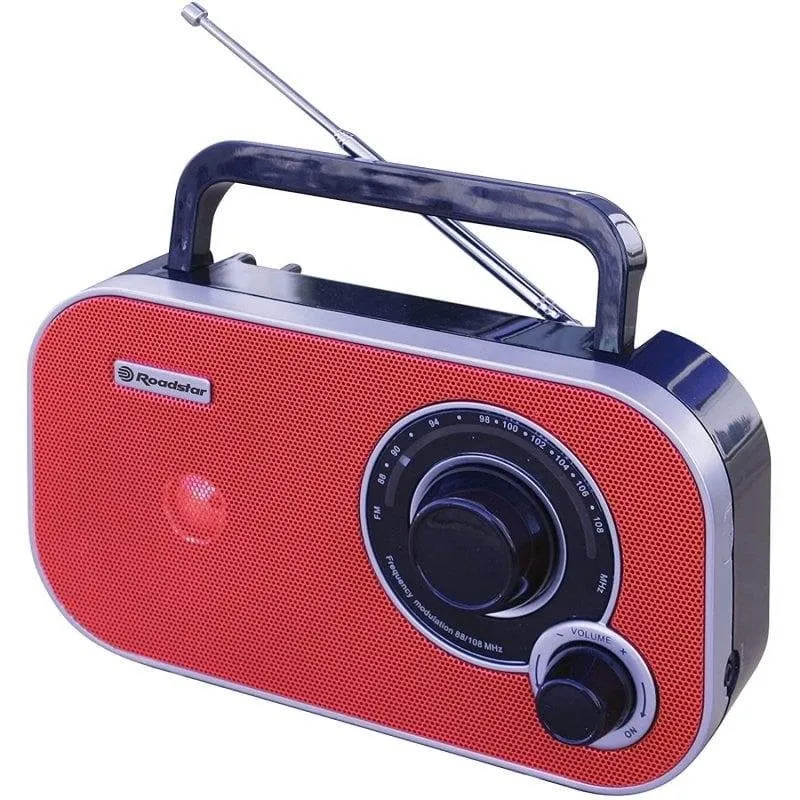 Radio Roadstar TRA-2235 FM Analogica Portatile Rossa 6,5 W