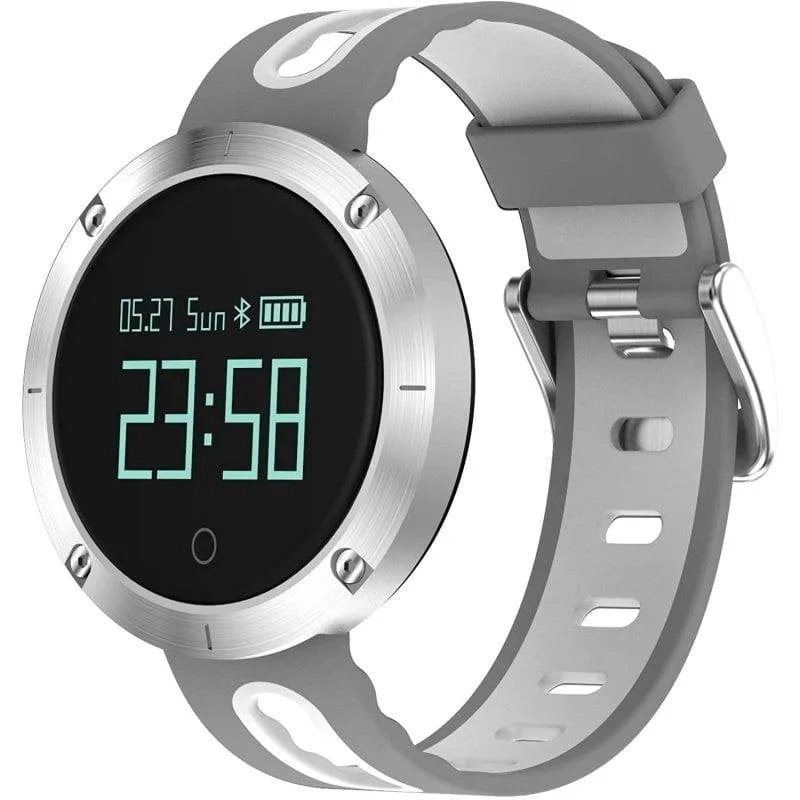 Billow XS30GW Bluetooth 25mm OLED Grigio Bianco M IP67 Cardiofrequenzimetro Pressione Notifiche
