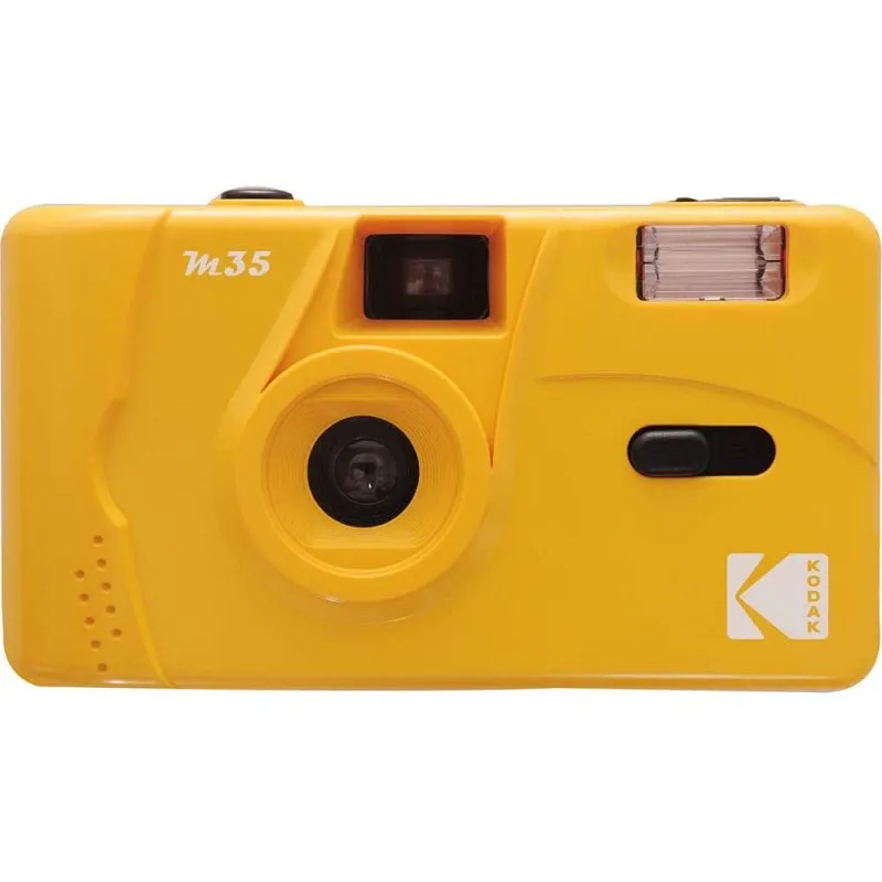 Fotocamera analogica Kodak M35 gialla