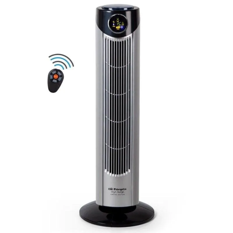 Ventilatore a Colonna Orbegozo TWM 1010 45W 3 Velocità Ionizzatore Telecomando Oscillazione