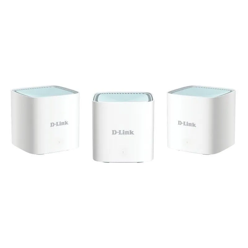 WiFi Mesh D-Link Eagle Pro AI 3 Nodi 1500 Mbps 500 m² con IA e controllo vocale