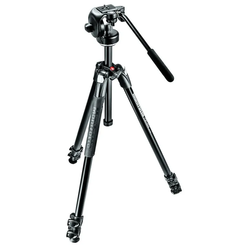 Manfrotto 290 XTRA Kit treppiede Fotocamere digitali/film 3 gamba/gambe Nero