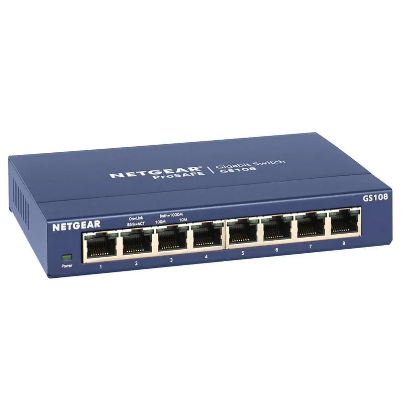 Switch ProSafe Netgear GS108GE 8 porte Gigabit