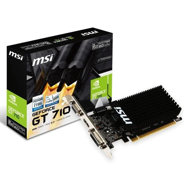 Scheda Grafica MSI GeForce GT710 2GB DDR3 Low Profile