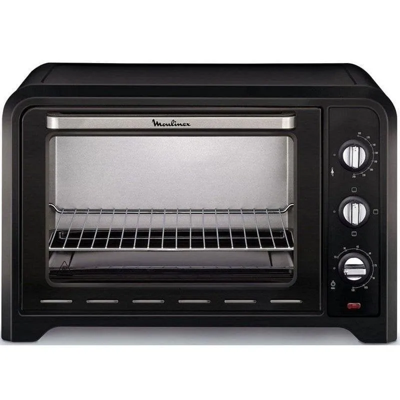 Fornetto Elettrico Moulinex Optimo OX464810 Pulizia Manuale 33L 1600W Convezione Grill Nero