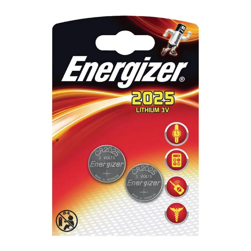 Energizer 638708 batteria per uso domestico Batteria monouso CR2025 Litio