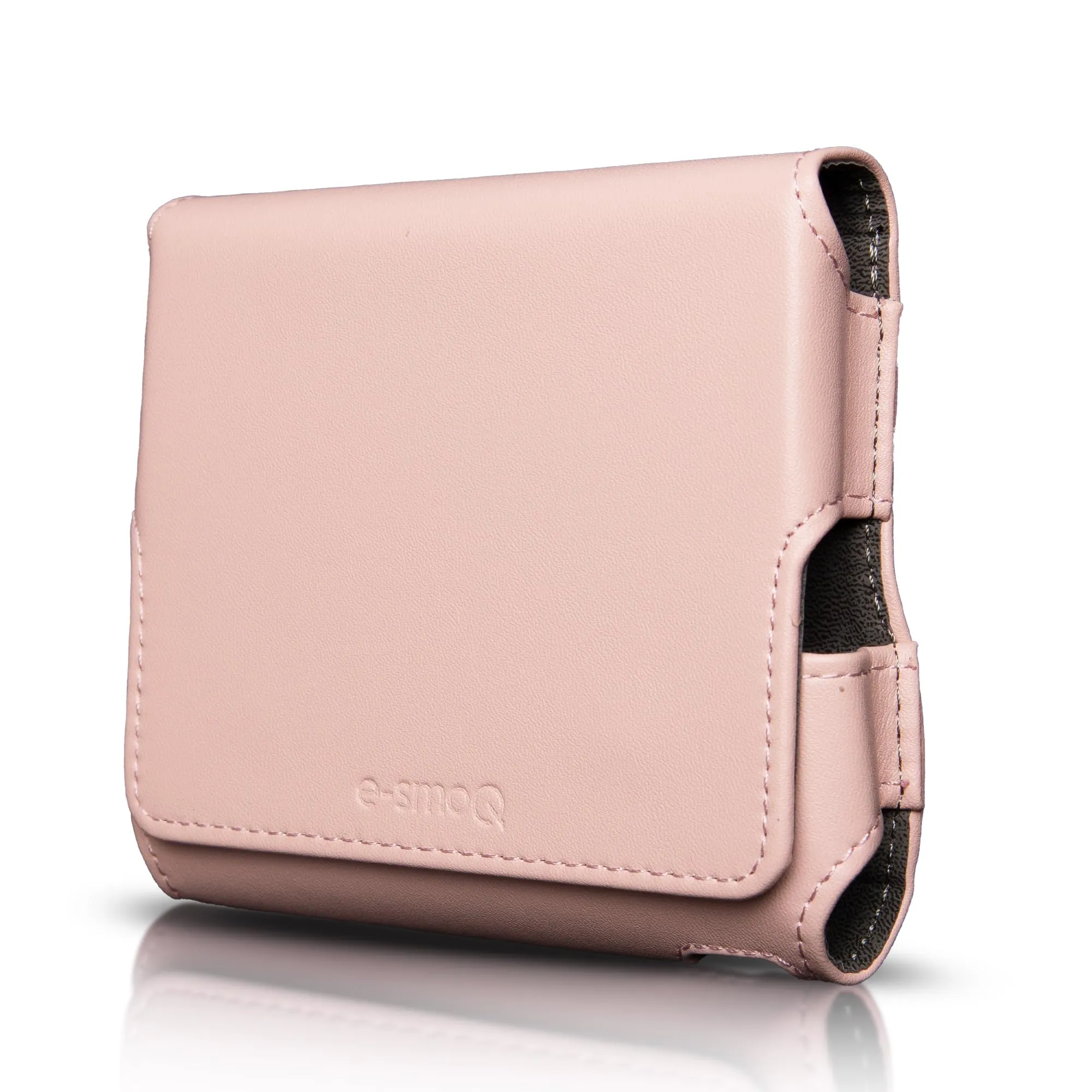 Custodia per IQOS ILUMA & ILUMA i – Custodia compatibile con accessori IQOS, pratica custodia per bastoncini di tabacco TEREA, mini posacenere o estrattore da ricamo (rosa)