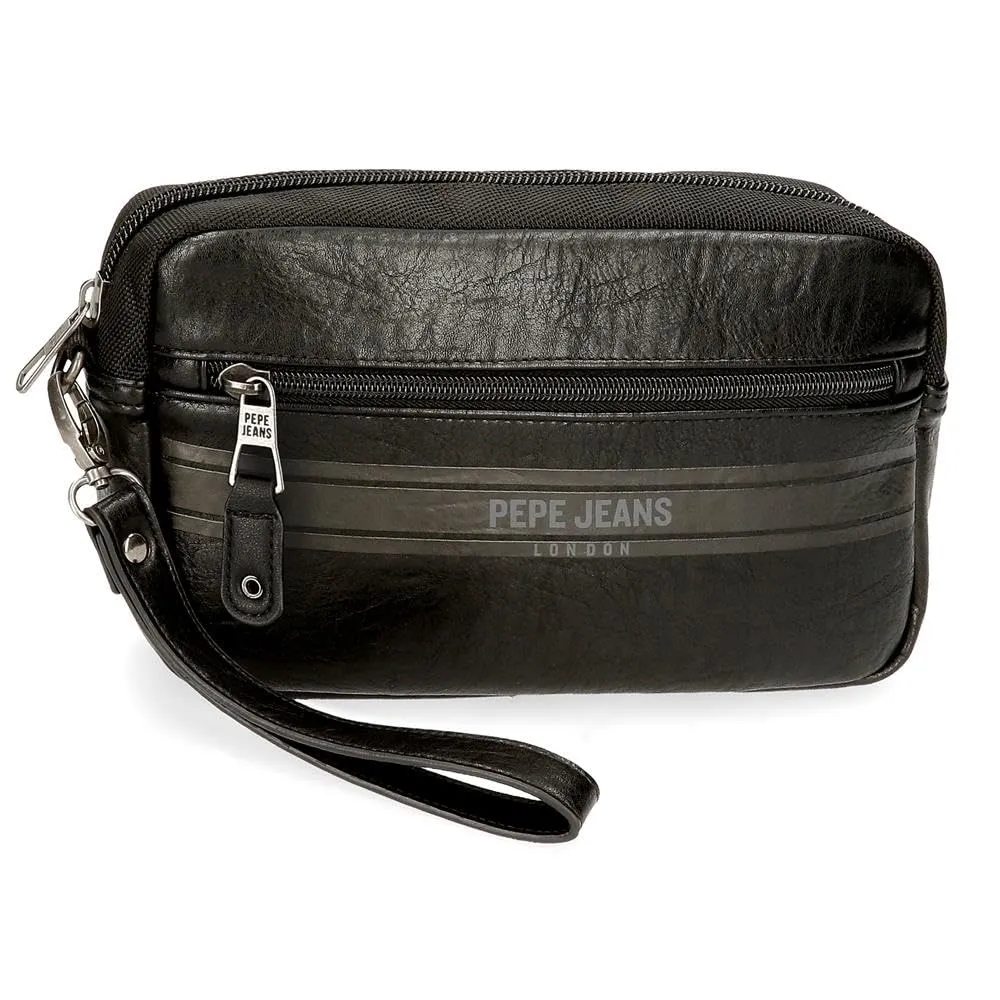 Pepe Jeans Horley Borse a tracolla e trousse marrone, Nero, Poliestere, Diverse dimensioni, Nero, Taglia unica, Borsa a mano