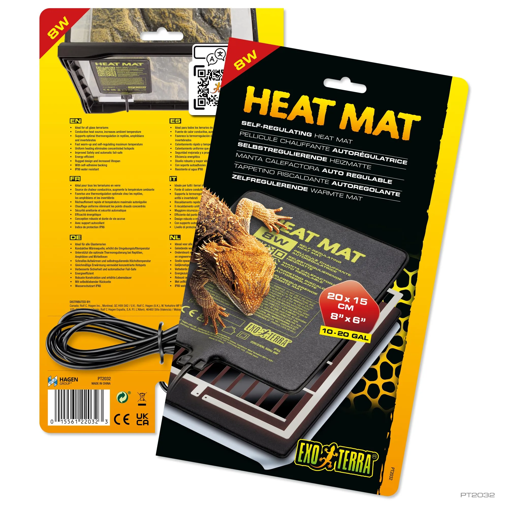 PT-2032 Heat Mat 8W 20X15CM