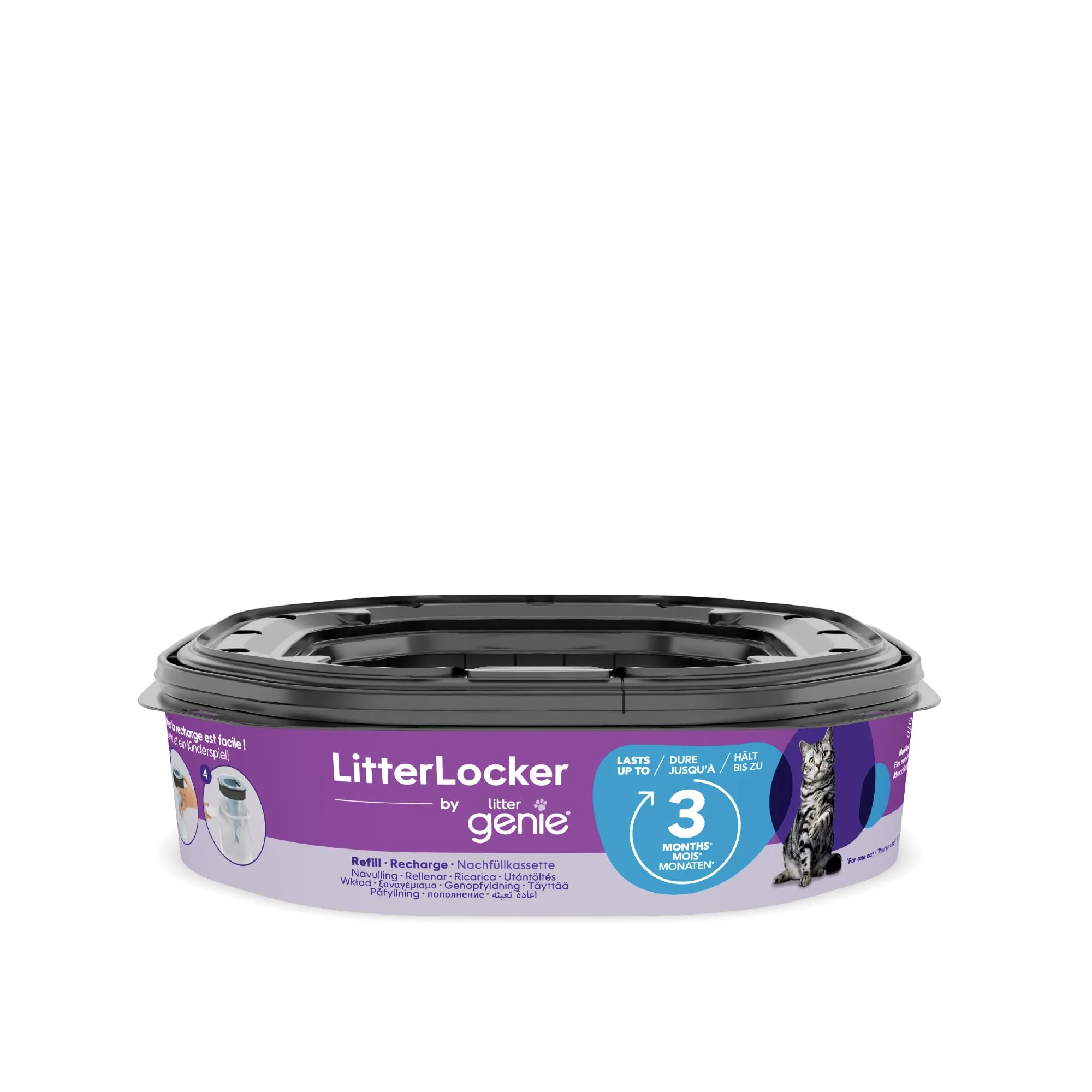 Litter Genie - 1 Ricarica XL Octo 3 Mesi - Per LitterLocker Fashion