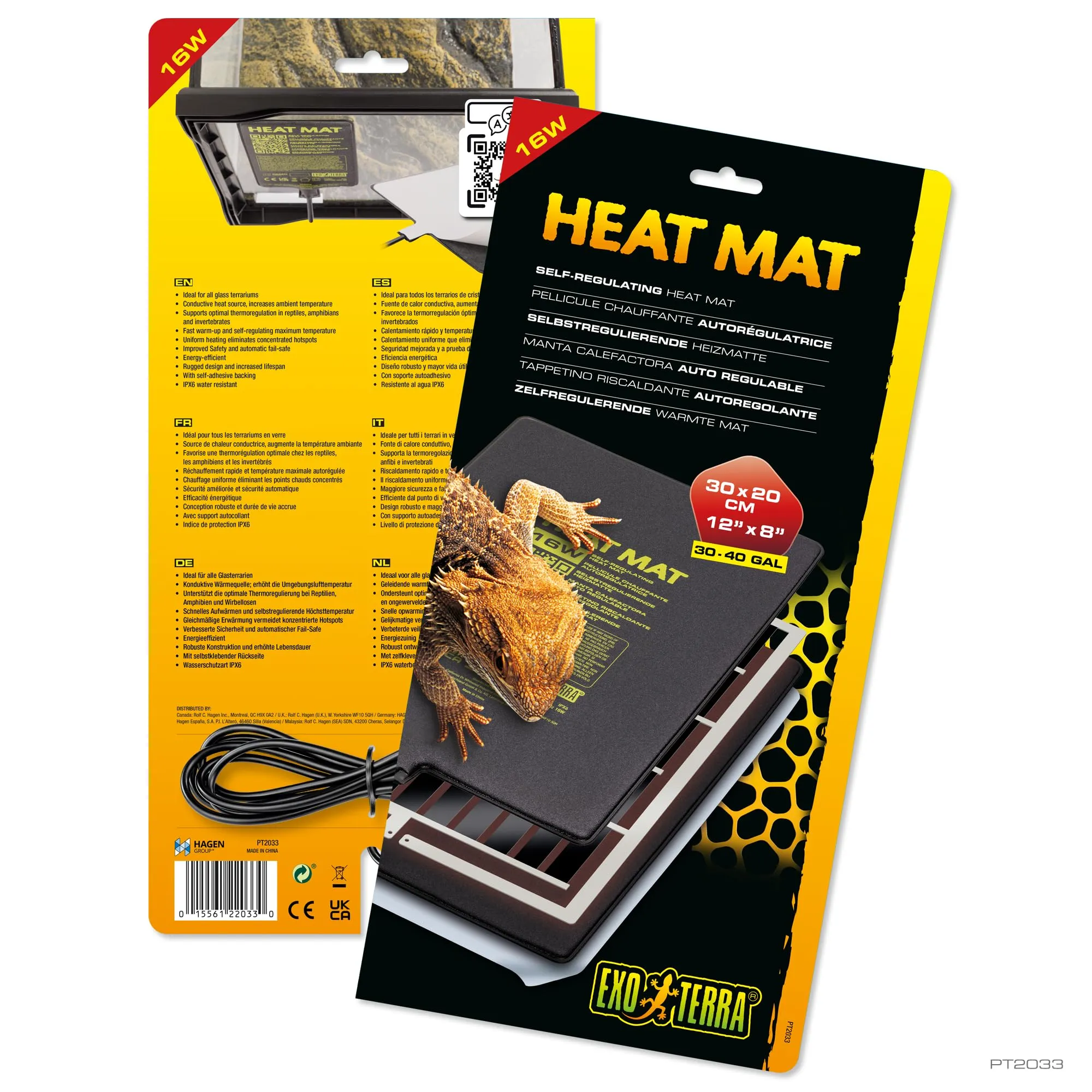 EXOTERRA PT-2033 Heat Mat 16W 30X20CM