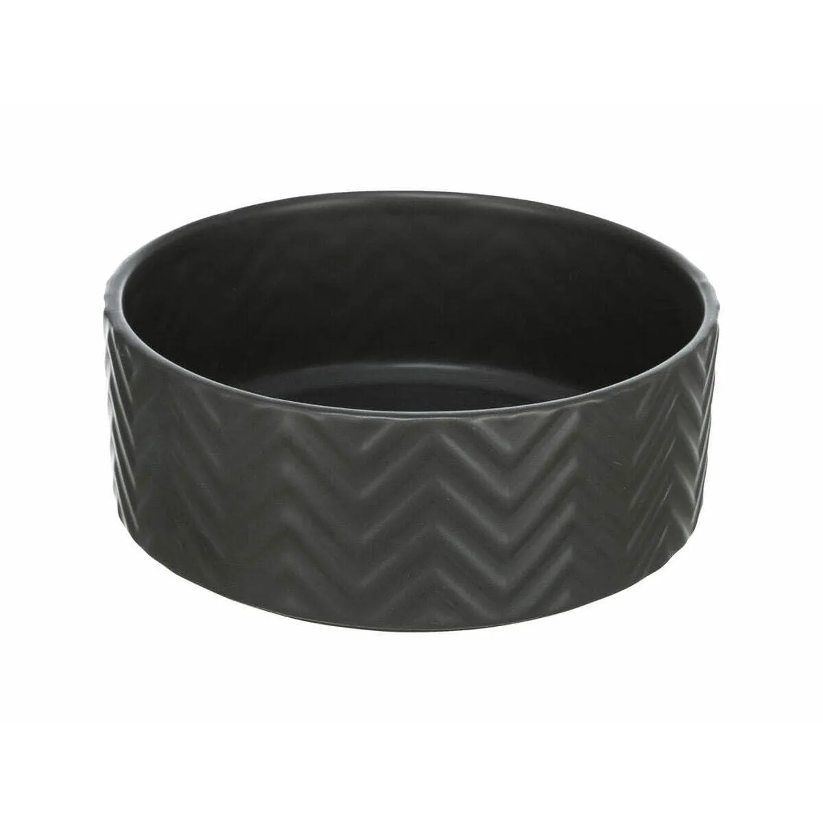 TRIXIE 25021, ciotola in ceramica, 0,9 l/ 16 cm, colore: nero