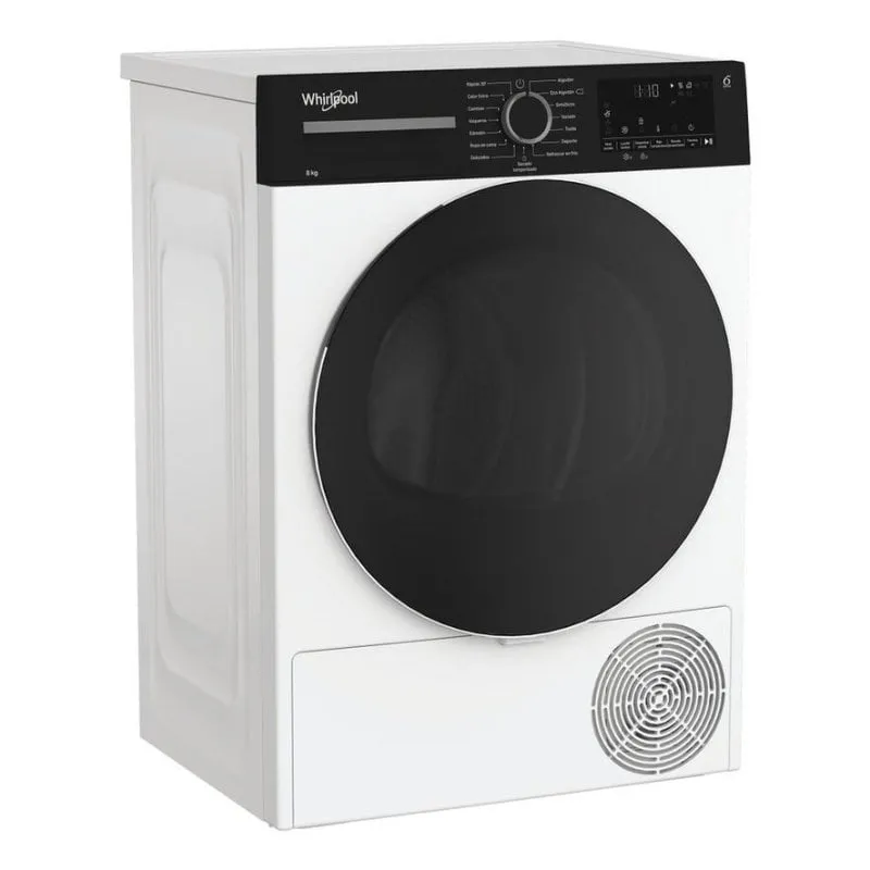 Asciugatrice a pompa di calore Whirlpool C WSD 83M WBS ES 8kg Classe D Slim con 6th SENSE