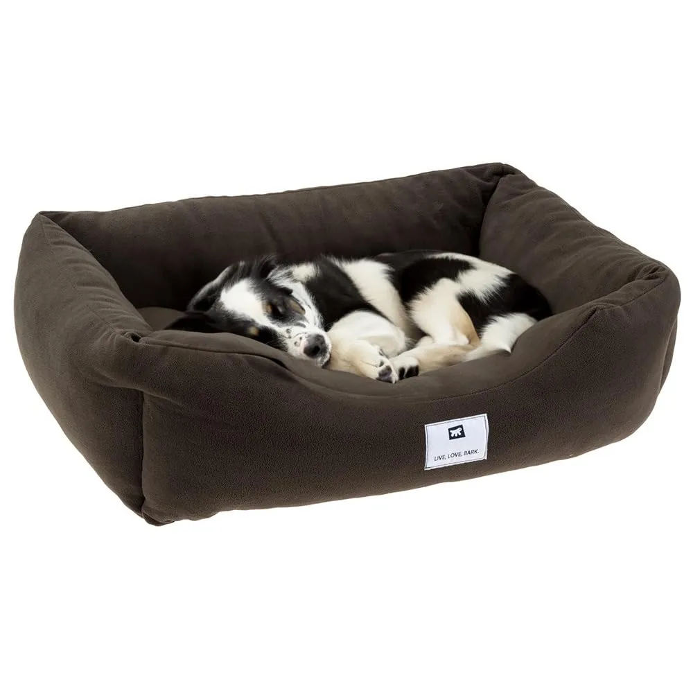 Ferplast Cuscino Cane e Gatto COCCOLO MICROFLEECE, Cuccia in Caldo e Soffice Micropile per Taglia Piccola, Lettino per Cani Lavabile, 66 x 50 x 20 cm. Marrone