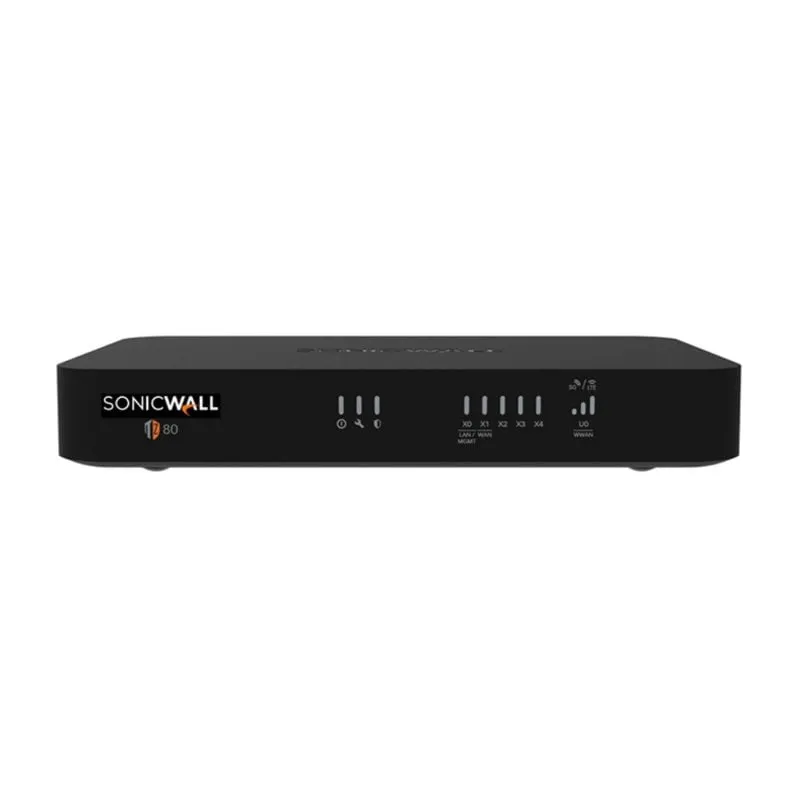 Router SONICWALL TZ80 Wired 0,75 Gbit/s VPN IPSec Sicurezza Avanzata