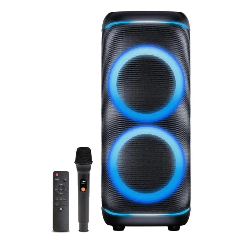Altoparlanti Denver Portatili Party 200W Bluetooth LED Multicolore