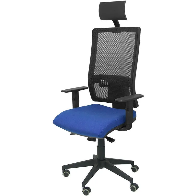 Sedia da ufficio Piqueras y Crespo Horna Bali Nero/Blu