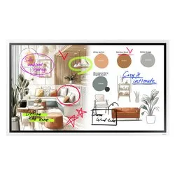 Display professionale 55" 3840x2160 UHD 4K WMFX SERIES Flip 5 White LH55WMFWBGCXEN