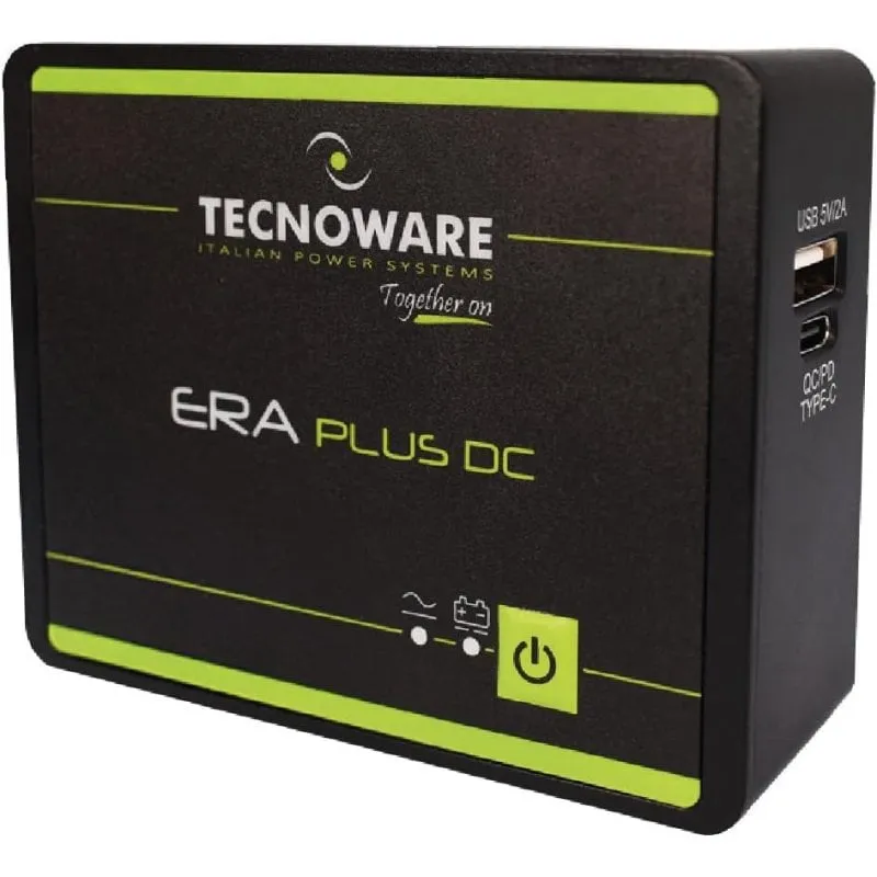 Batteria al litio Sai Tecnoware da 25 W, 240 minuti, protezione da sovratensioni USB-C/A