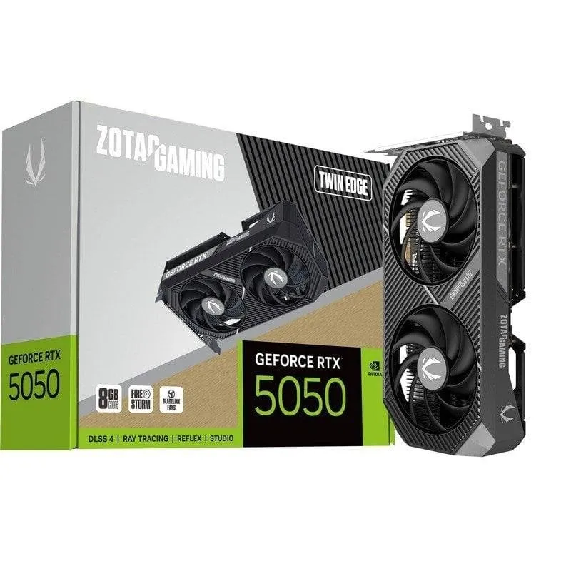 Scheda Grafica Zotac GAMING RTX 5050 Twin Edge 8GB GDDR6 Reflex 2 RTX AI DLSS4