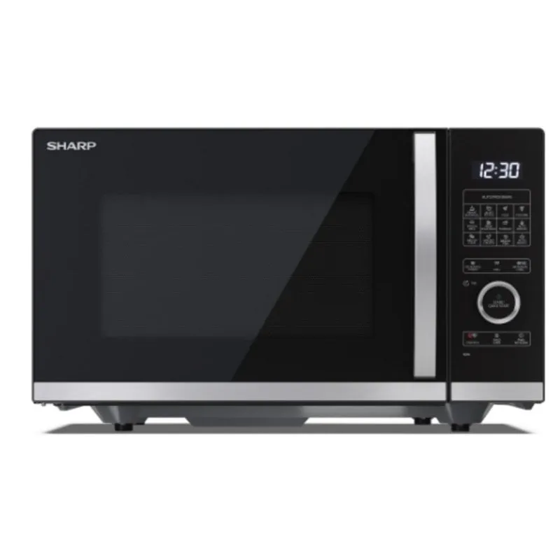 Microonde Sharp YC-QG254AE-B 25L 900W Grill Quarzo Display LED Programmi Automatici