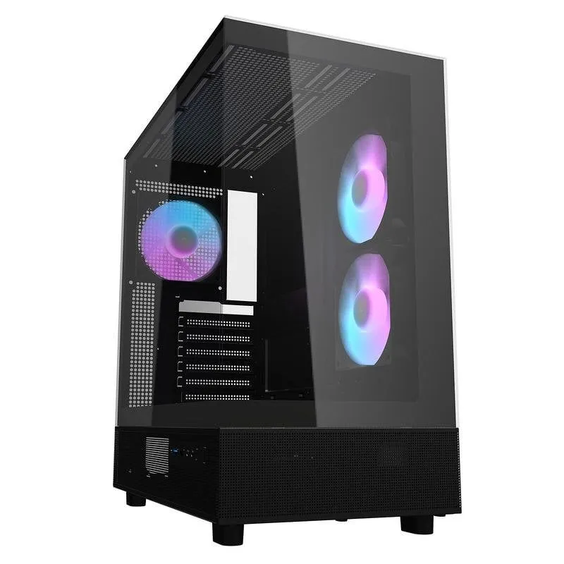 Case Darkflash DPX90 ARGB Nero Torre Media Vetro Temperato