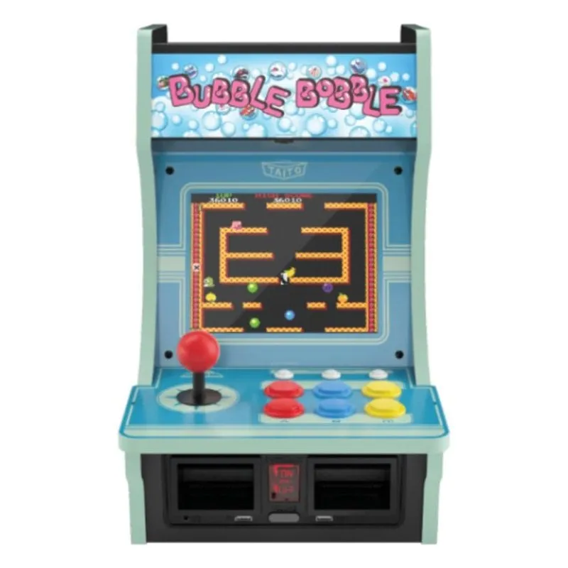 Macchina arcade Blaze Entertainment Alpha Taito Bartop 8" Wi-Fi 10 giochi blu rosa