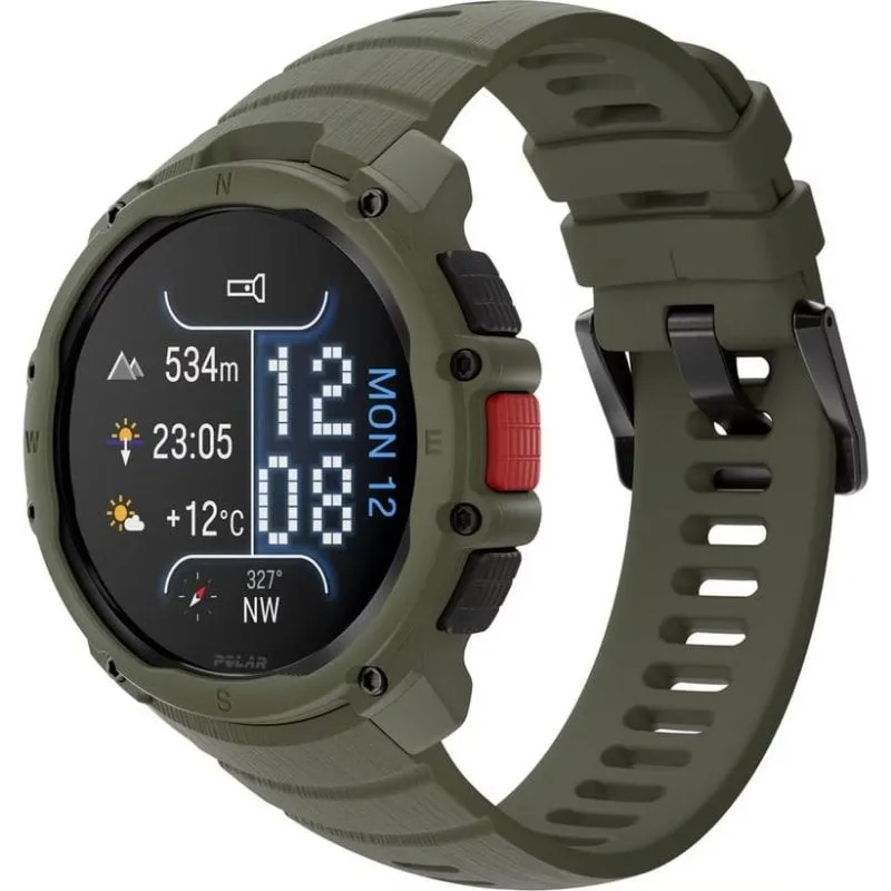 Polar Street X Bluetooth GPS 1,28" Verde Cassa Verde Cinturino Nero S/M Impermeabile 5ATM