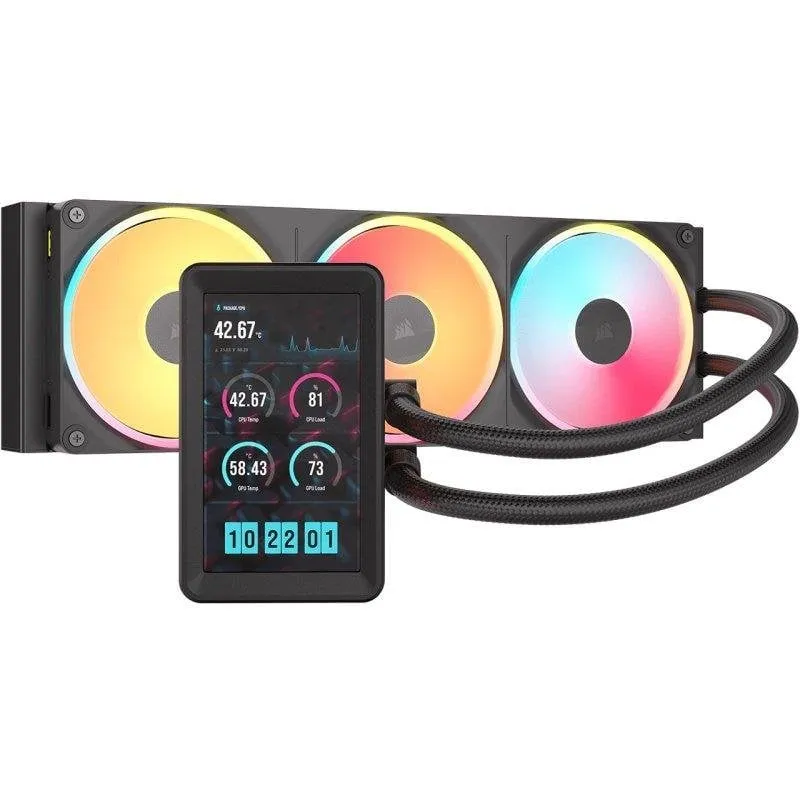 Dissipatore a liquido Corsair iCUE LINK TITAN II 360 Ultra LX LCD, 3 ventole