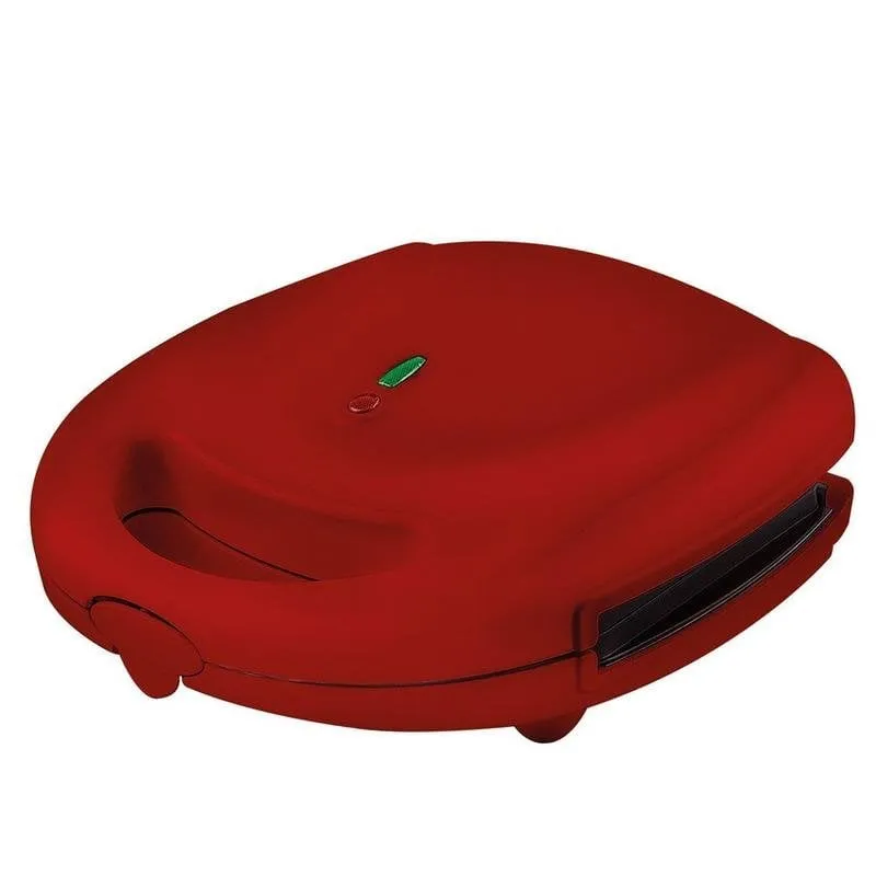 Apparecchio per panini Kuken 33790 750 W Rosso Grill Piastre Rimovibili