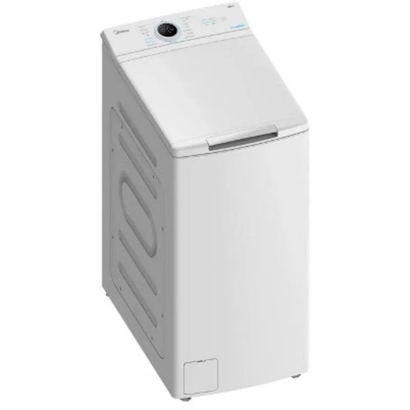 Lavatrice a Carica dall'Alto Midea MF100T80B/W-ES 8 kg 1300 giri A Vapore Bianca