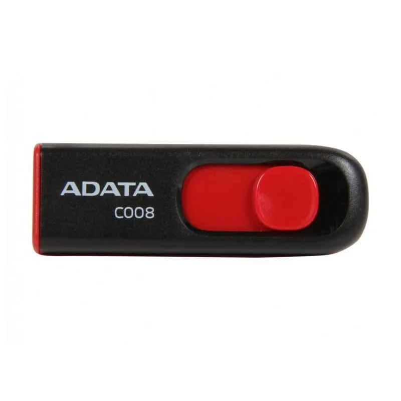 ADATA C008 unità flash USB 16 GB USB tipo A 2.0 Nero, Rosso