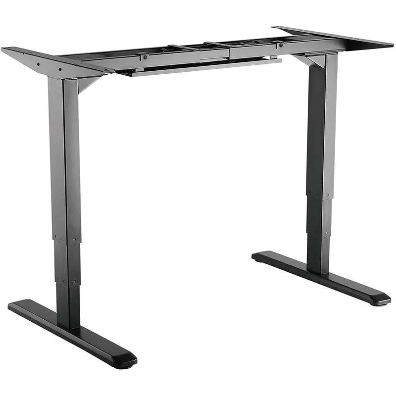 Equipaggia Ergo Telaio da scrivania Elettrico Regolabile Doppio Motore Max 100Kg Nero